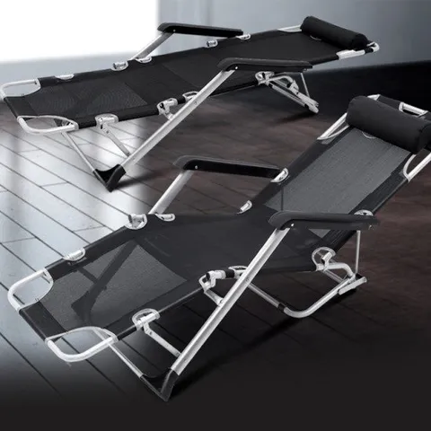 Textilene침대의자+릴렉스모드가 한번에 /다기능 접이식침대의