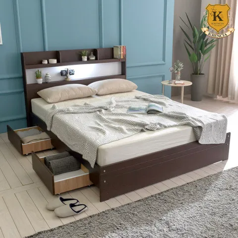 [크렌시아] ★방수카바★라피스 일반서랍형 침대 SS+본넬매트