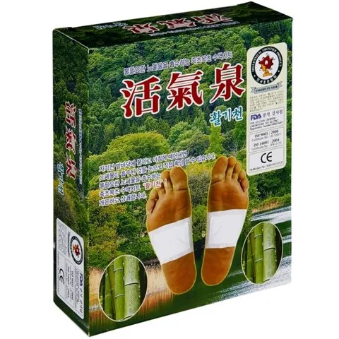 활기천 발바닥패치 죽초목초 힐링 발패치 수액시트 1상자(30매)