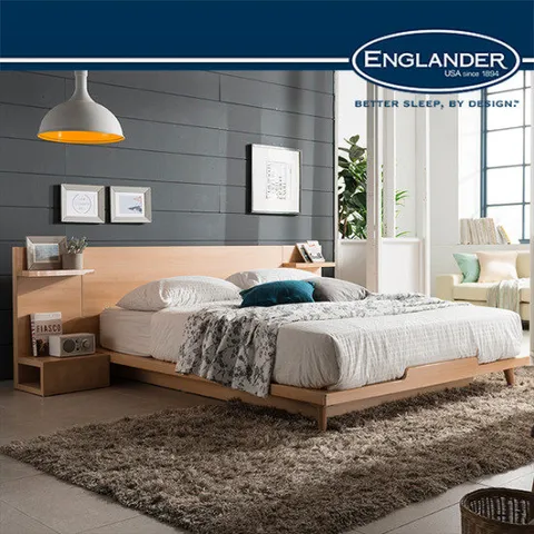 [잉글랜더]스미스 평상형침대(E 양모 라텍스 7존SS)