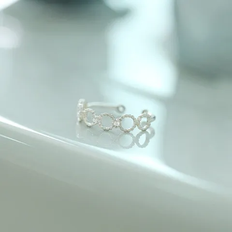 [폭스타일] [실버] 베리떼 반지