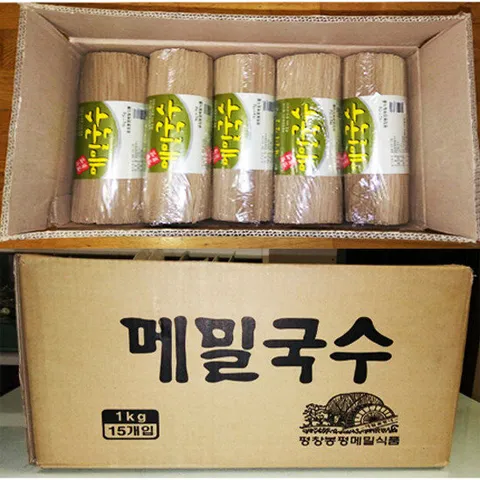 봉평원 메밀 국수-1박스( 1.0kg x15개)막국수(업소용)
