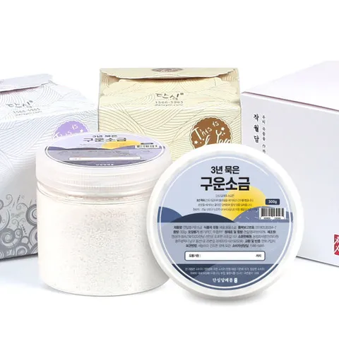 구운소금 300g(답례품 결혼/결혼식/웨딩/돌/돌선물/장례/장례식)
