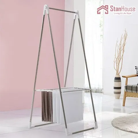 [스텐하우스]행거와 빨래건조대의 만남! 신개념 듀얼 빨래건조대