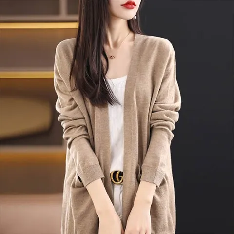 어썸 [단독특가] 상품평 BEST 심플 니트 롱 가디건