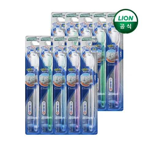 시스테마 클리닉 레귤러 칫솔 1P x 10개
