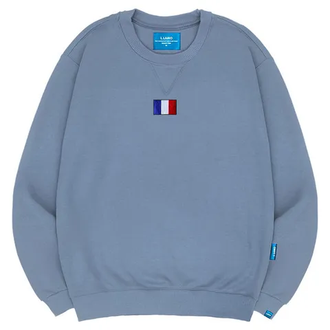 엘라모 기모M 자수프랑스 남녀공용 S~4XL 빅사이즈