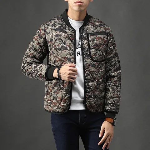 [후앙스] 밀리터리 다이아누빔 깔깔이 점퍼 SDPD2159