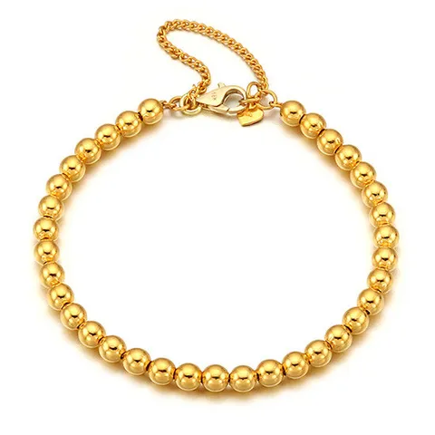 [우미골드]순금  4.5mm볼 팔찌 18.75g