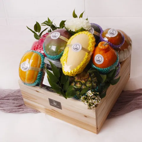 파머스스토리 프리미엄 과일 원목바구니 특대(10kg 내외)