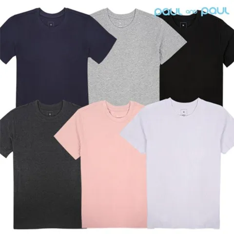 폴앤폴]프리미엄 라운드 반팔 티셔츠 80부터 120까지 시즌마감