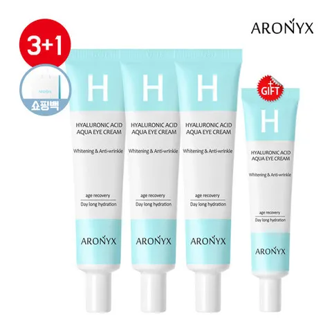 [아로닉스]히알루론산 아쿠아 아이크림 40ml 3+1+쇼핑백소