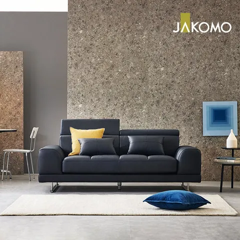 [자코모] 로벨 3인 기능성 이태리 천연면피 소가죽 소파