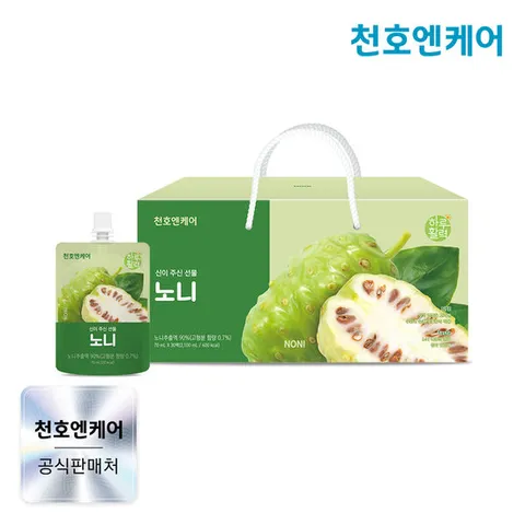 [천호엔케어] 신이 주신 선물 노니 70ml 30팩 1박스
