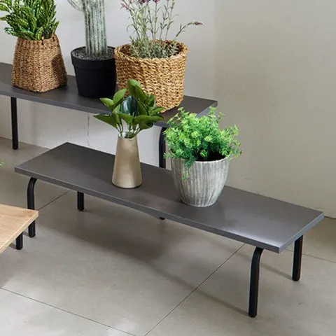 중형 화분받침대 철제 인테리어선반 미니 꽃 화분다이