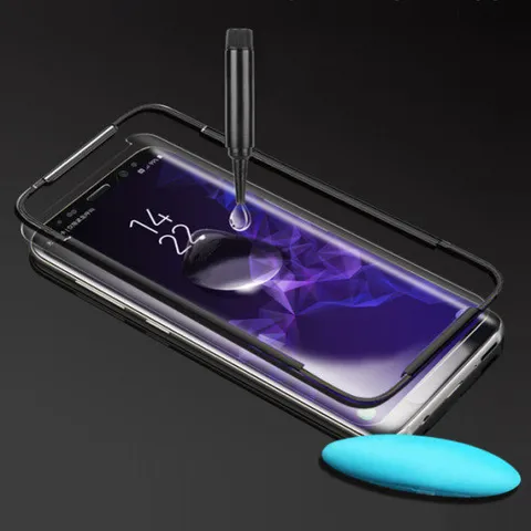 액상점착 UV 글루 나노글라스 곡면풀커버 강화유리필름 방탄