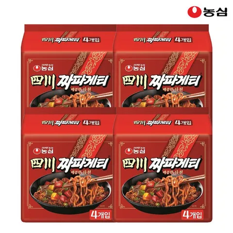 농심 사천짜파게티 137g x 16봉1박스