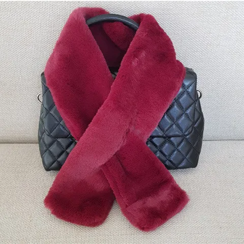 [지아네세탁소]밍크퍼목도리미듐