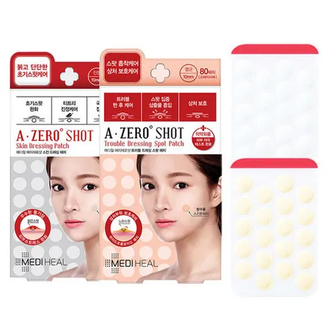 메디힐 에이제로샷 스킨 트러블 스팟 패치 80매/여드름 패치