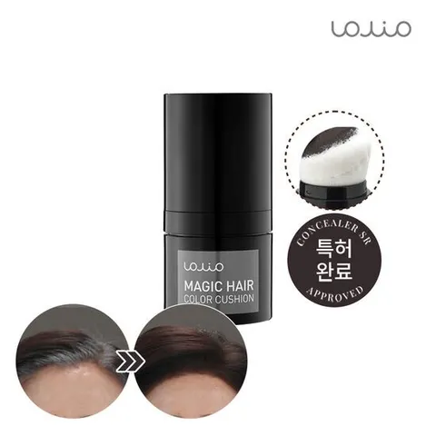 아미니 롤리오 매직 헤어 컬러 쿠션 (다크브라운) / 새치커버