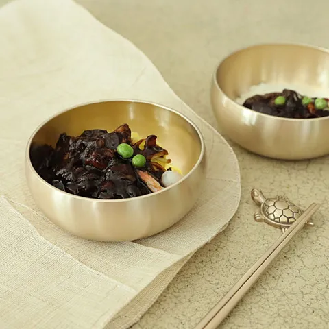 명성유기 신옥식기 대접 방짜유기 국그릇