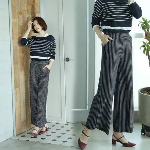 1005프루티 와이드통팬츠 와이드바지 와이드팬츠 밴딩바지