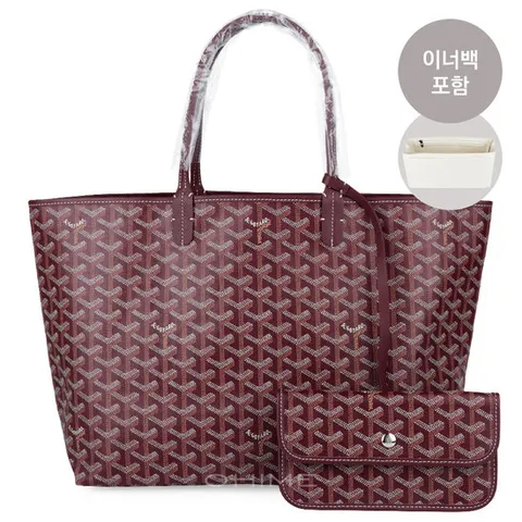 고야드백 쇼퍼 생루이 PM SAINT LOUIS 버건디 (이너백증정)