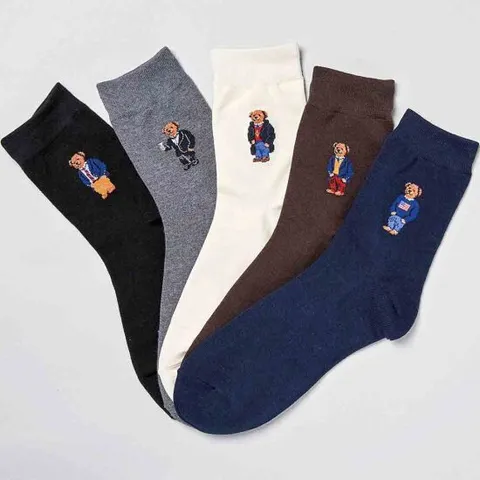 남성 테디베어 곰돌이 캐주얼 양말