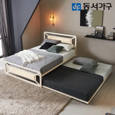 동서가구 유로밍 슬라이딩 이층침대 Q+SS (9존매트) DF640091