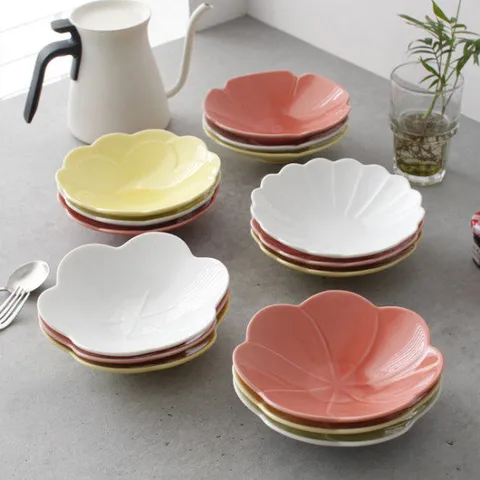 [일본수입] 오다포터리 플라워 볼 16cm- 5type 3color