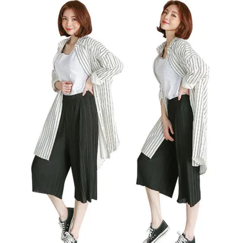 여름바지 7부바지 아이스바지 쿨링팬츠 면바지 밴딩