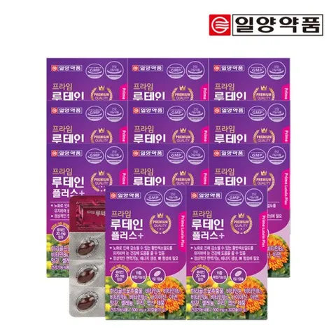 [10+1]일양약품 프라임 루테인 플러스 비타민A 30캡슐 총11박스