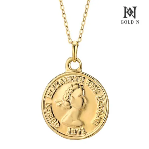 골드앤 18K 엘리자베스 코인 목걸이 YG