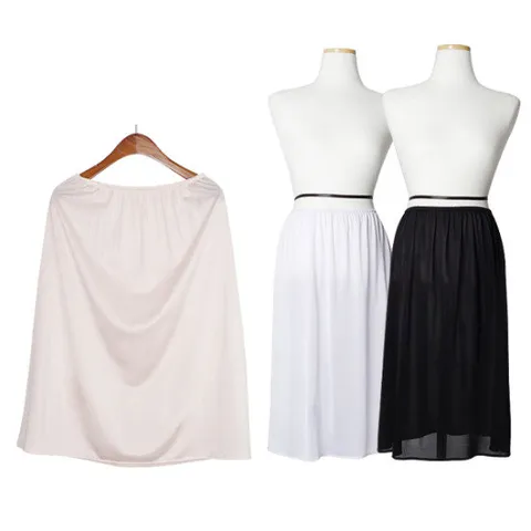 부드럽고 시원한 인견 6부속치마/반슬립/롱속치마/쿨 속치마