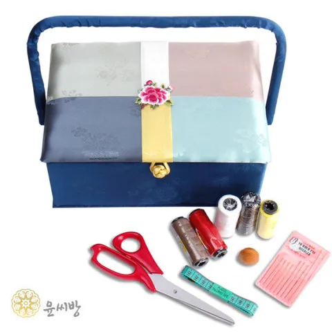 한송이 목단 반짇고리-소