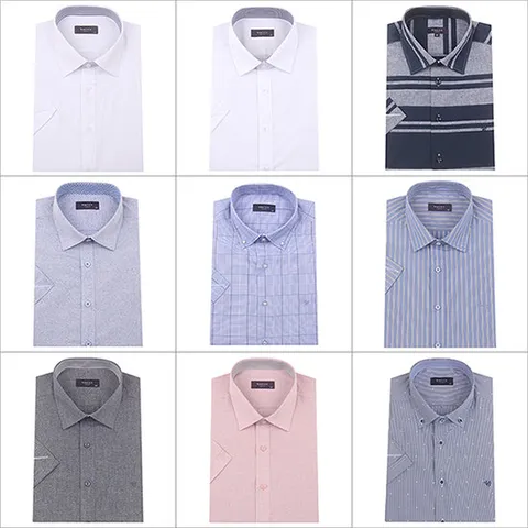 여름 반소매 슬림핏 드레스셔츠SV205GS