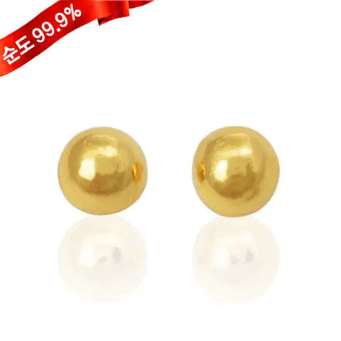 순금 귀걸이 24k [델리 물방울]