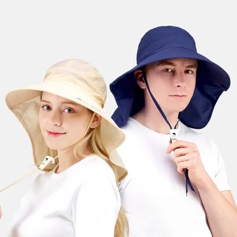 [썬글레이드]UV차단 성인 아쿠아플랩캡 물놀이 모자 휘슬스타퍼