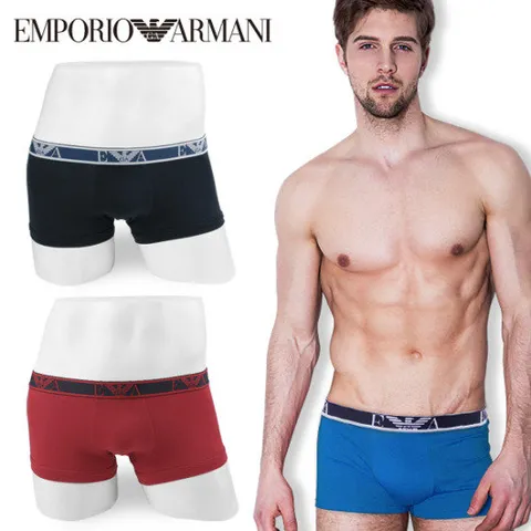 [엠포리오 알마니 언더웨어] 357F 한정판 코튼 드로즈 2장세트