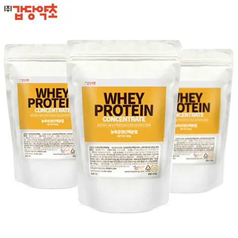 [갑당약초] 농축 유청단백분말 500g X 3팩 유청가루 유청단백질