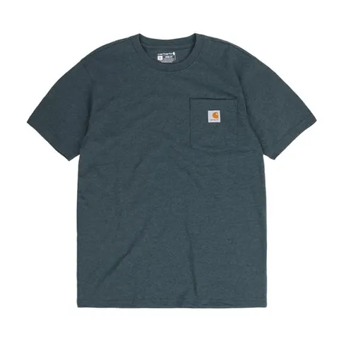 [VIP]칼하트 반팔티셔츠 K87 포켓티 남여공용 블루스톤