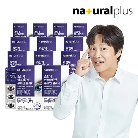 내츄럴플러스 초임계 아스타잔틴루테인 클리어 12개/눈피로개선