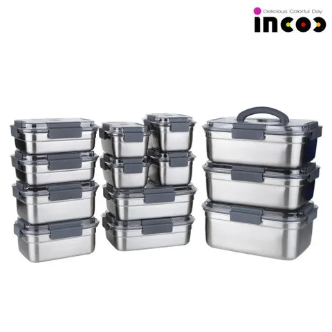 인콕 스텐모어 스텐밀폐용기 세트 103호(13종)