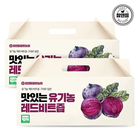 [황토농원] 맛있는 유기농 레드비트즙 30포 2박스