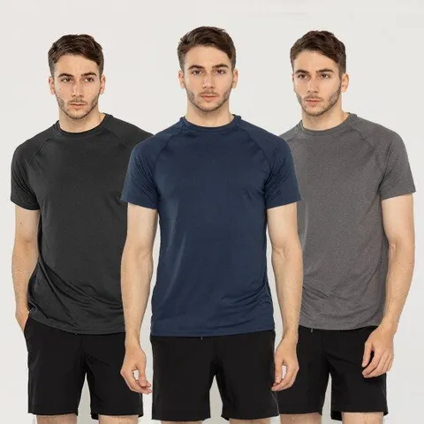 지프라브 남자 스포츠 기능성 라운드 반팔 티셔츠