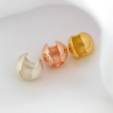 [폭스타일] [실버] 볼드 볼 이어커프(W)