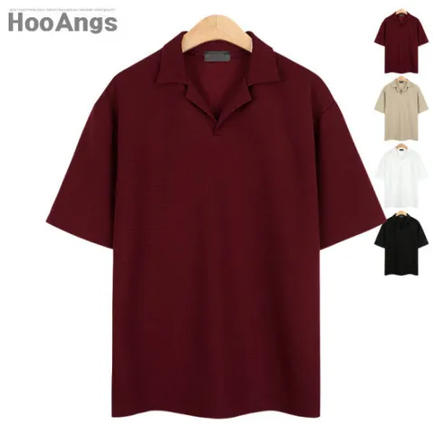 [후앙스] 파자마넥 스타일 반팔카라티 RCCT9370