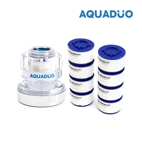 샤워플러스 SF1000 코브라형 정수필터헤드(일반형)+녹물필터 8ea