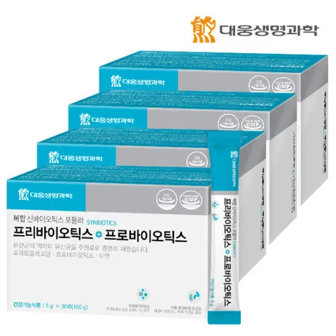 대웅생명과학 프리바이오틱스 프로바이오틱스 모유 유산균 4박스