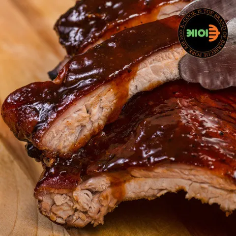 케이쿡 실속형 바베큐폭립 400g × 2팩 + 매콤폭립 400g × 2팩